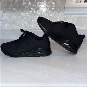 Skechers All-Black Casual Sneakers